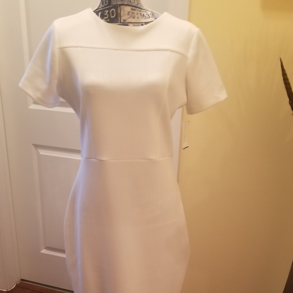 Alexia Admor Off-White Sheath Dress